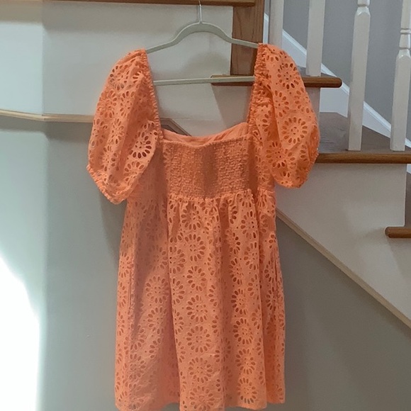 Precious orange Lilly Pulitzer baby doll dress size 10 - Picture 3 of 8